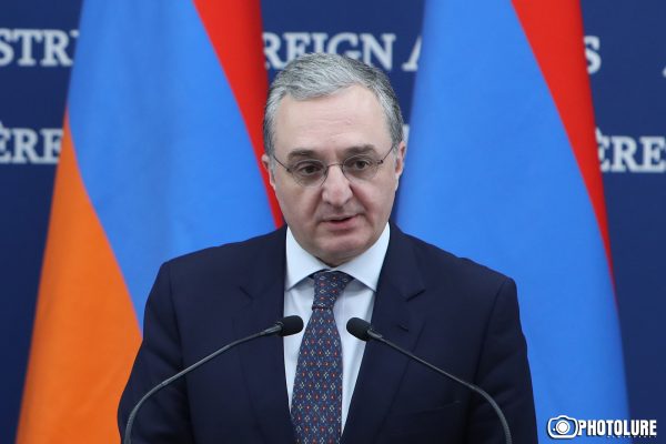 Հայաստանի ԱԳ նախարար Զոհրաբ Մնացականյանն աշխատանքային այցով կմեկնի ԱՄՆ