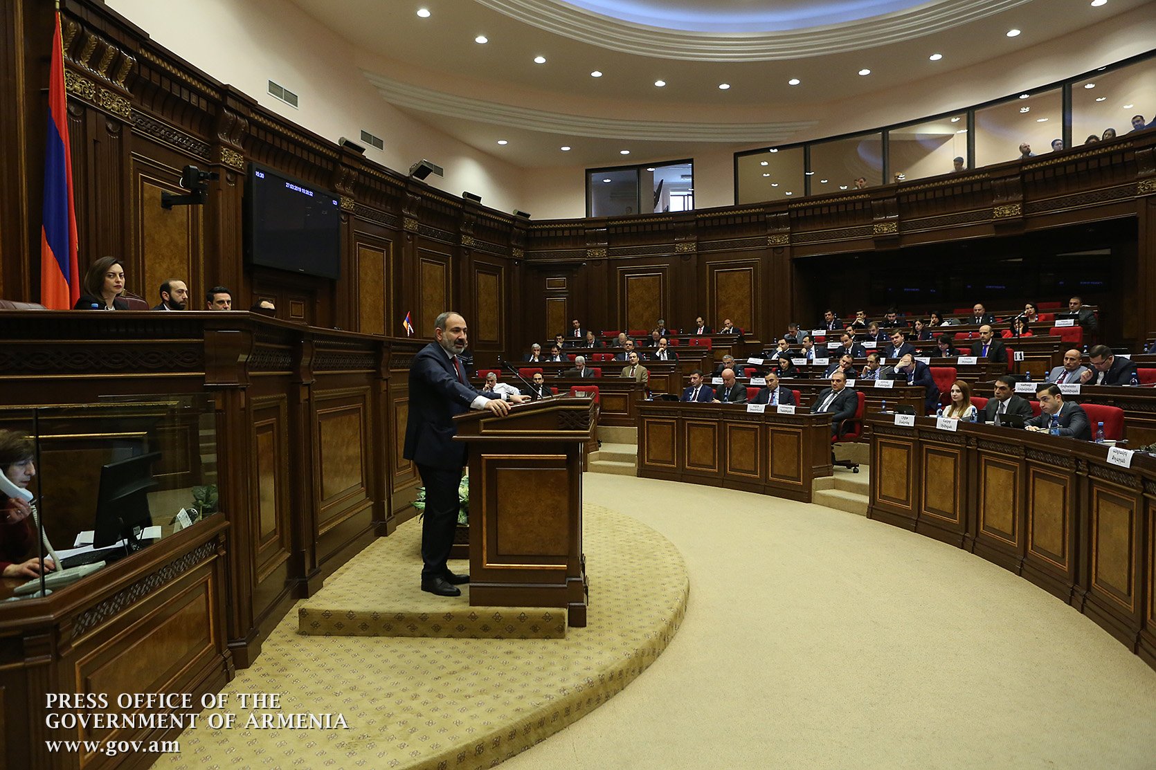 Վարչապետ Նիկոլ Փաշինյանի զեկույցը ԱԺ-ում Հայաստանի Հանրապետության կառավարության ծրագրի կատարման ընթացքի և արդյունքների մասին