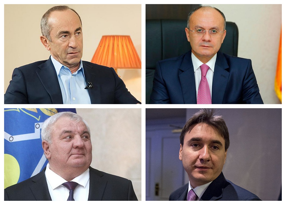 Ռոբերտ Քոչարյանի, Սեյրան Օհանյանի, Յուրի Խաչատուրովի և Արմեն  Գևորգյանի վերաբերյալ քրեական գործը մեղադրական եզրակացությամբ ուղարկվել է դատախազին` այն դատարան ուղարկելու միջնորդությամբ