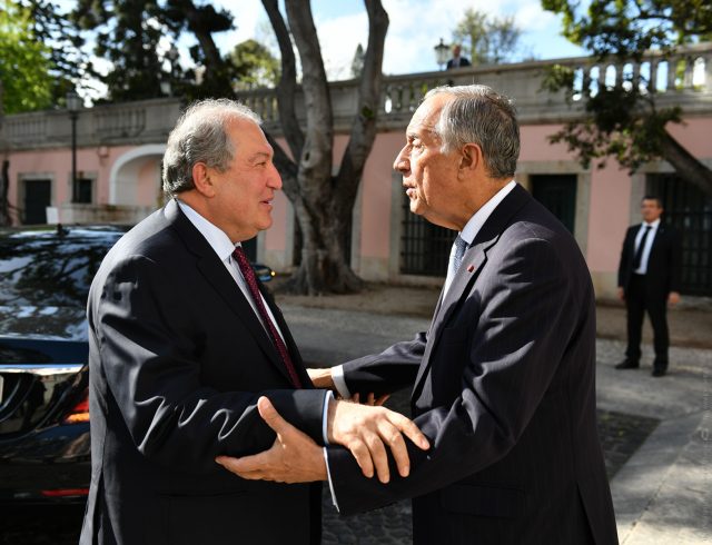 Արմեն Սարգսյանը հանդիպել է Պորտուգալիայի նախագահի հետ. նրանք խոսել են փոխգործակցության հնարավոր ուղղությունների շուրջ