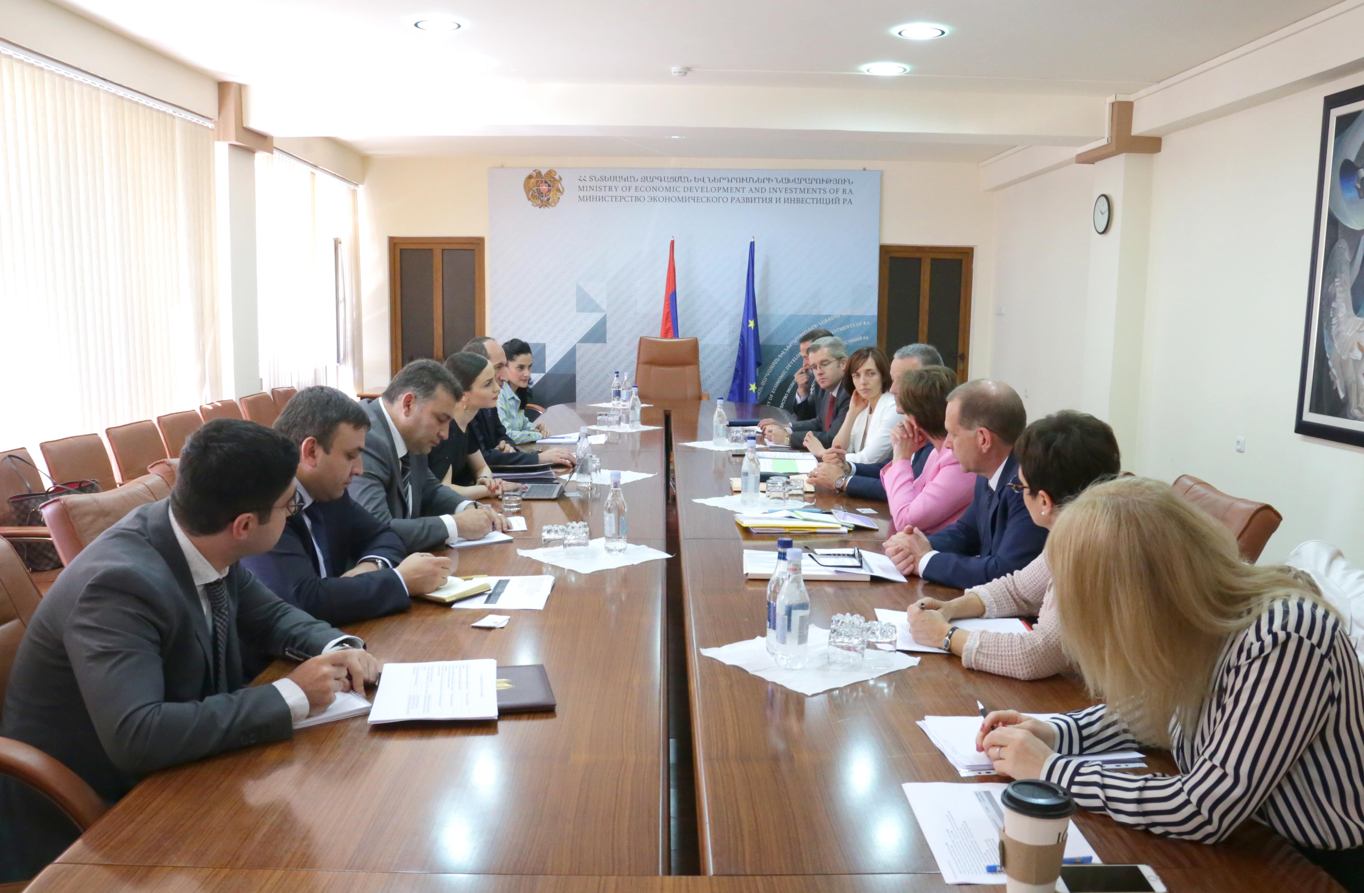 Քննարկվել են ԵՄ կողմից Հայաստանին տրամադրվող տեխնիկական և բյուջետային աջակցության ծրագրերին առնչվող հարցեր