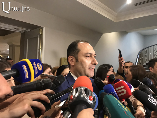 Զեյնալյանը վարչապետի կոչի մասին. Սա քաղաքական գործընթաց էր եւ ես չեմ շտապի դեռեւս գնահատականներ տալ