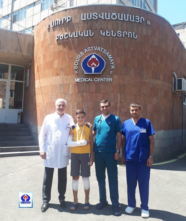 Երևան-Երասխավան վթարի հետևանքով տուժած 13-ամյա երեխան արդեն առողջացած դուրս է գրվում հիվանդանոցից