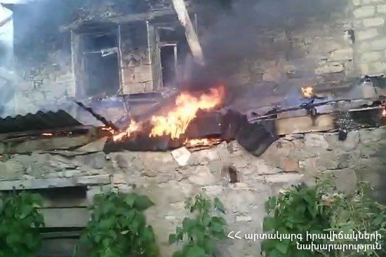 Չինչին գյուղի տներից մեկում բռնկված հրդեհը մեկուսացվել է