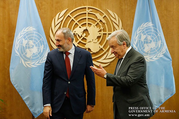 ՄԱԿ-ն ամբողջությամբ աջակցում է Հայաստանի բարեփոխումների օրակարգին. Փաշինյանը հանդիպել է ՄԱԿ-ի Գլխավոր քարտուղարի հետ