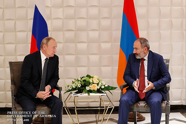 Նիկոլ Փաշինյանը և Վլադիմիր Պուտինը քննարկել են հայ-ռուսական հարաբերությունները