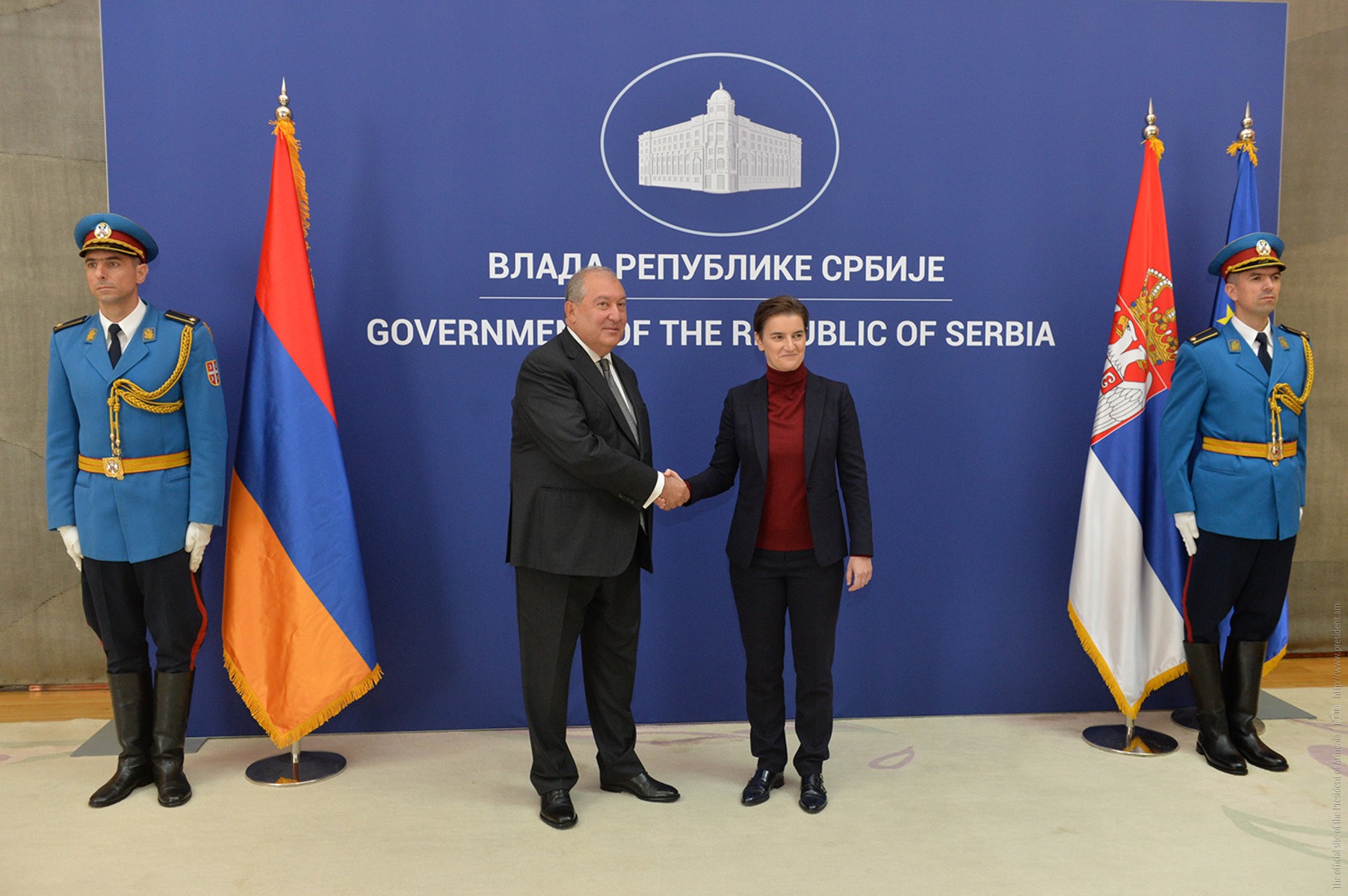 Ուրախ կլինենք զարգացնել Ձեր երկրի հետ հարաբերությունները և ավելի շատ հայկական ներկայություն ունենալ Սերբիայում. Արմեն Սարգսյանը հանդիպել է Սերբիայի վարչապետի հետ
