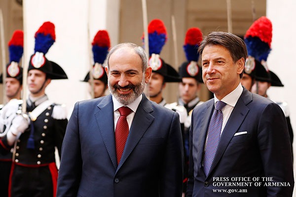 Հռոմում կայացան Հայաստանի և Իտալիայի վարչապետների բարձր մակարդակի բանակցությունները (Ֆոտոշարք)