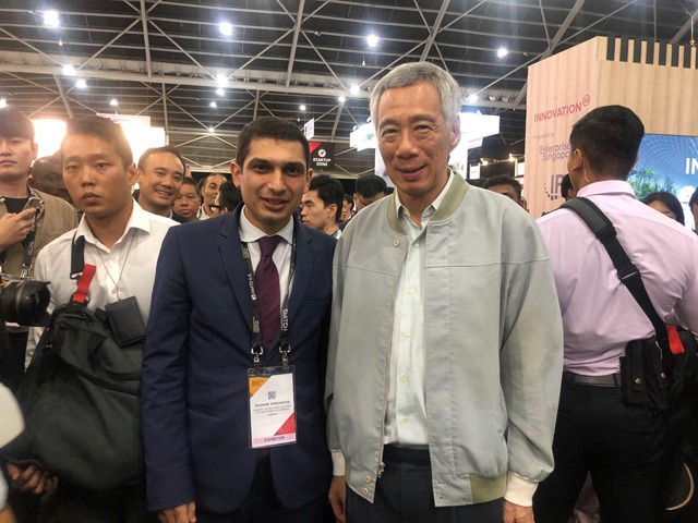 Սինգապուրի «SWITCH 2019» ցուցահանդեսում հայկական տաղավար է այցելել Սինգապուրի վարչապետը