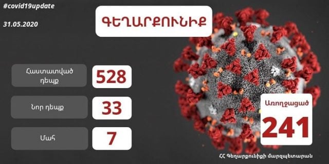Գեղարքունիքի մարզում հաստատվել է կորոնավիրուսային հիվանդության 33 նոր դեպք. Գնել Սանոսյան