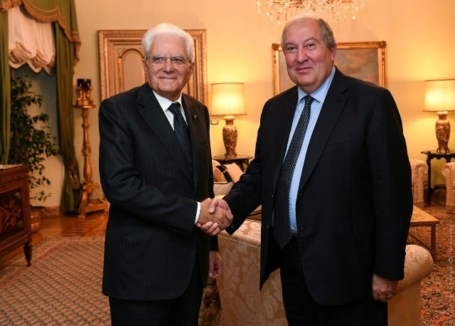 Հայաստանի և Իտալիայի միջև գործընկերության և փոխվստահության ոգով զարգացող հարաբերություններն ընդլայնվում են՝ ընդգրկելով նորանոր ոլորտներ. Արմեն Սարգսյանը շնորհավորել է Իտալիայի նախագահին