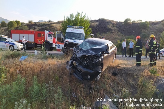 9 տուժած հոսպիտալացվել է Վայքից Զեդեյա գյուղ տանող ավտոճանապարհին տեղի ունեցած վթարի հետևանքով