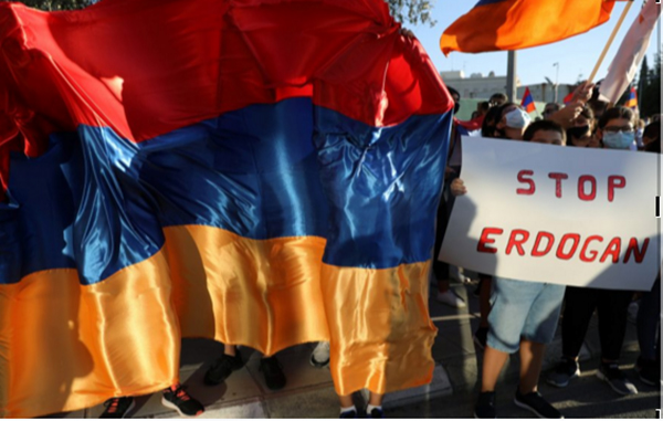 «Stop Erdogan, Stop Aliyev». Կիպրոսի հայ համայնքը զորակցում է Հայաստանին ու Արցախին