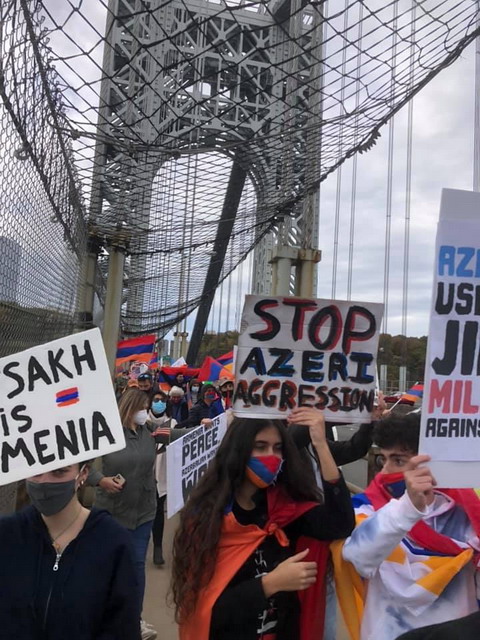 «Բացեք ձեր աչքերը, Արցախը Հայաստան է». Նյու Յորքի հայերը պահանջում են Ճանաչել Արցախի անկախությունը