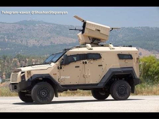Արցախի ՊԲ-ն խոցել է իսրայելական Sandcat զրահամեքենա