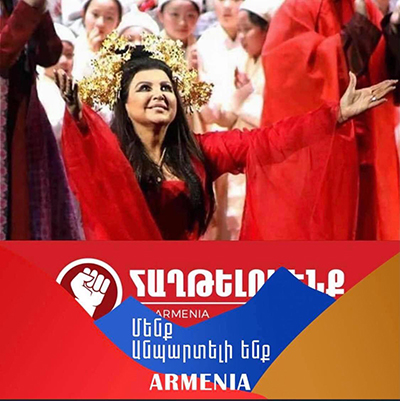 Աշխարհահռչակ երգչուհի Մարիա Գուլեգինան իր աջակցությունն է հայտնել հայ զինվորին