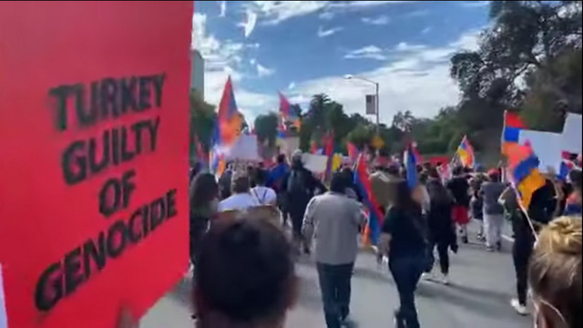 «ԱՄՆ-ն պարտավոր է վերջ տալ Ադրբեջանի եւ Թուրքիայի ցեղասպանության օրակարգին». ցույց Լոս Անջելեսում