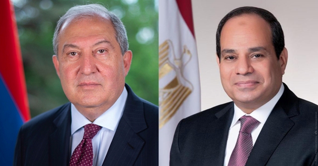 «Լիահույս եմ, որ 2021 թվականին ականատես կլինենք մեր երկկողմ կապերի էլ ավելի ընդլայնմանը». ՀՀ նախագահին շնորհավորական ուղերձ է հղել Եգիպտոսի նախագահ Աբդել Ֆաթթահ Ալ Սիսին
