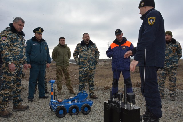 Արցախի տարածքը, որտեղ ռազմագործողություններ են տեղի ունեցել, հնարավոր վտանգից մաքրվում է հատուկ հեռակառավարվող ռոբոտների և սարքավորումների միջոցով