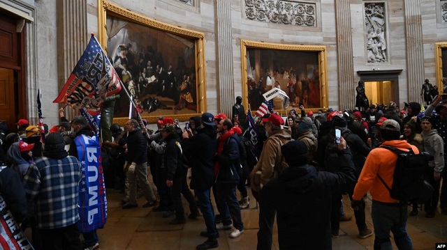 Դոնալդ Թրամփի աջակիցները հանրահավաքի ժամանակ ներխուժել են ԱՄՆ Կոնգրեսի շենք․ «Ամերիկայի ձայն»