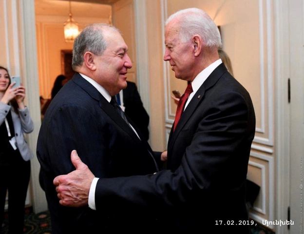 Հայաստանի և ԱՄՆ-ի երկարամյա հարաբերություններն ունեն ամուր հիմք և հուսալի հեռանկար. Արմեն Սարգսյանը շնորհավորական ուղերձ է հղել Ջո Բայդենին