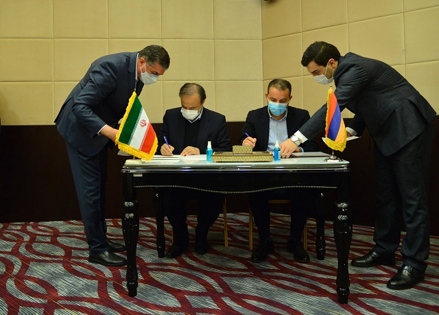 ՀՀ էկոնոմիկայի և Իրանի արդյունաբերության, հանքերի և առևտրի նախարարների միջև հանդիպման արդյունքում ստորագրվել է հուշագիր