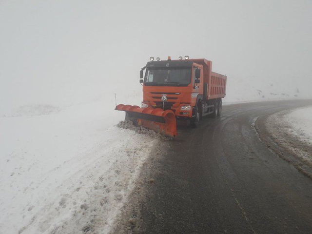 «Զանգեր» կոչվող հատվածում, Ջերմուկի, Ապարանի, Արագածի և Վարդենիսի տարածաշրջաններում ձյուն է տեղում