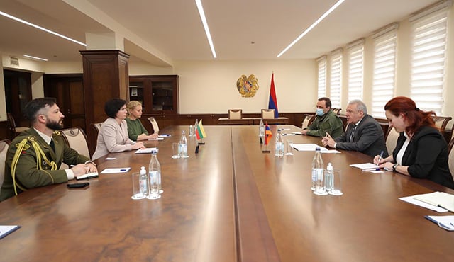 ՊՆ-ում քննարկվել է պաշտպանության բնագավառում հայ-լիտվական երկկողմ համագործակցությանն առնչվող հարցեր, փոխշահավետ գործակցության հետագա ուղղությունները