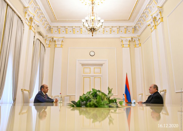 ՀՀ նախագահը և Էդմոն Մարուքյանը քննարկել են երկրում ստեղծված ներքաղաքական ճգնաժամի հանգուցալուծման ուղիները