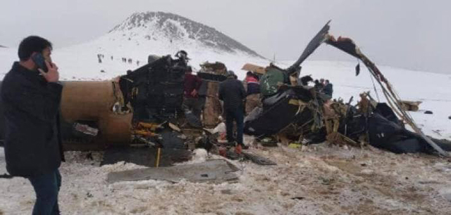 Թուրքիայում ուղղաթիռ է կործանվել, 9 մարդ է զոհվել, որից մեկը՝ ԶՈւ գեներալ-լեյտենանտ