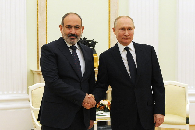 Հուսով եմ՝ Ձեր ղեկավարած կառավարության գործունեությունը կնպաստի ռուս-հայկական բարեկամական, դաշնակցային հարաբերությունների հետագա զարգացմանը. Պուտինը շնորհավորել է Փաշինյանին