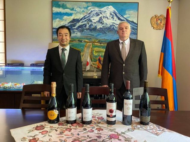 ՀՀ դեսպանը խրախուսել է Ճապոնիայում հայկական գինիների ներկայացումը