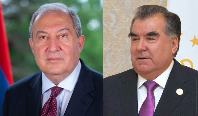 Համոզված եմ, որ հայ-տաջիկական բարեկամական հարաբերությունները հետագայում ևս կզարգանան․ Արմեն Սարգսյանին շնորհավորական ուղերձ է հղել Տաջիկստանի նախագահը