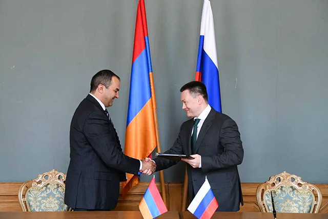 Արթուր Դավթյանը և Իգոր Կրասնովը ստորագրել են ՀՀ և ՌԴ գլխավոր դատախազությունների 2021-2025թթ. համագործակցության առաջնահերթ ուղղությունների վերաբերյալ հուշագիր