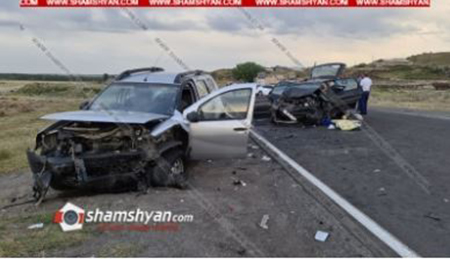 Ողբերգական ավտովթար Գեղարքունիքի մարզում. ճակատ-ճակատի բախվել են Opel-ն ու Renault-ն. 2 զոհ, 4 վիրավոր. shamshyan.com