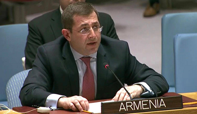Հայաստանը հաստատակամ է իր ինքնիշխանության ու տարածքային ամբողջականության ապահովման հարցում օգտագործելու ինքնապաշտպանության օրինական իրավունքը. ՀՀ մշտական ներկայացուցչի նամակը՝ ՄԱԿ ԱԽ-ի նախագահին