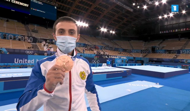 Մարմնամարզիկ Արթուր Դավթյանը Տոկիոյում բացեց Հայաստանի օլիմպիական մեդալների հաշվարկը