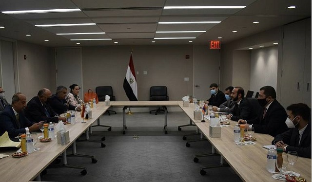 Հայաստանի և Եգիպտոսի ԱԳ նախարարները կարևորել են երկու երկրների միջև քաղաքական երկխոսության ակտիվացմանն ուղղված համատեղ քայլերի իրականացումը
