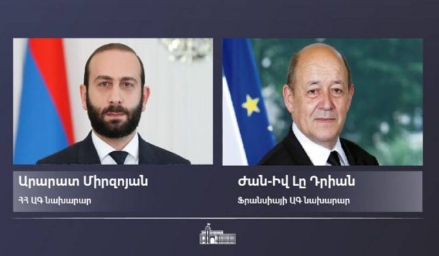 Ֆրանսիան կշարունակի օժանդակել Հայաստանին. Ֆրանսիայի ԱԳ նախարարը շնորհավորական ուղերձ է հղել Արարատ Միրզոյանին