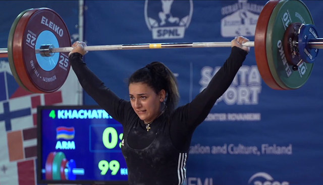 Միլենա Խաչատրյանը երեք անգամ հրավիրվեց ԵԱ պատվո պատվանդանի 3-րդ աստիճան