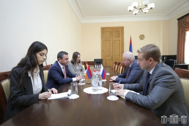 Իշխան Սաղաթելյանը Սերգեյ Կոպիրկինին իր մտահոգությունն է փոխանցել ադրբեջանական ԶՈՒ-ի կողմից ՀՀ ինքնիշխան տարածքի նկատմամբ իրականացվող ագրեսիայի վերաբերյալ