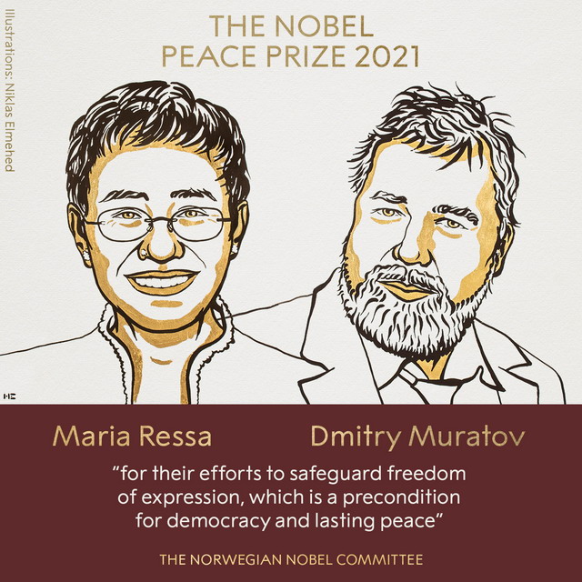 Խաղաղության Նոբելյան մրցանակը հանձնվել է լրագրողների