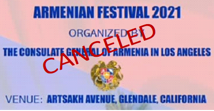 Չեղյալ է հայտարարվել դեկտեմբերի 11-ին Գլեդնեյլի Արցախ պողոտայում նախատեսված «Հայկական փառատոնը»