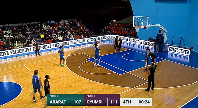 Բասկետբոլի Հայաստանի առաջնության խաղերն անցկացվում են ՄՀՀ-ում
