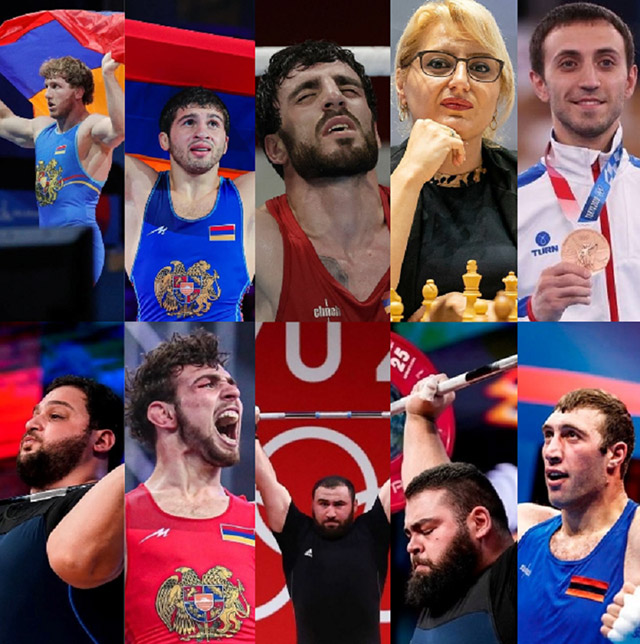 Որոշվեցին 2021 թվականի Հայաստանի տասը լավագույն մարզիկները