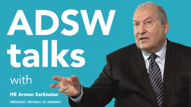 Կայունությունը ենթադրում է կանխատեսելիություն, հաստատունություն, աճ, ապագայի կերտում. «ADSW Talks»-ում հրապարակվել է նախագահ Արմեն Սարգսյանի հետ զրույցը (տեսանյութ)