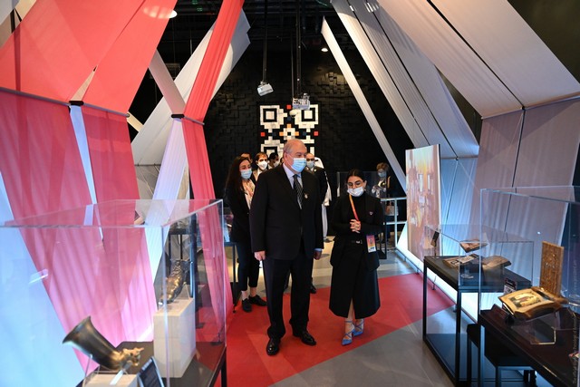 Արմեն Սարգսյանը «Էքսպո 2020 Դուբայ» համաշխարհային ցուցահանդեսների կենտրոնում այցելել է Հայաստանի տաղավար ​