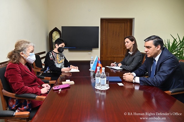 Արման Թաթոյանը հանդիպում է ունեցել Հայաստանում ՄԱԿ-ի մշտական համակարգողի պաշտոնակատար Լիլա Փիթրս Յահյայի հետ