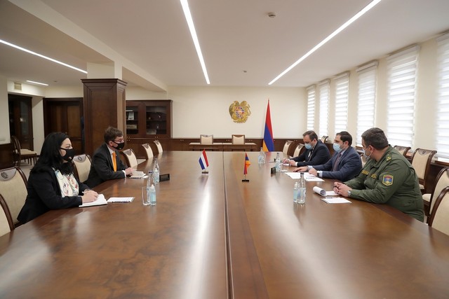 Սուրեն Պապիկյանը և ՀՀ-ում Նիդերլանդների Թագավորության դեսպանը քննարկել են տարածաշրջանային անվտանգությանն առնչվող հարցեր