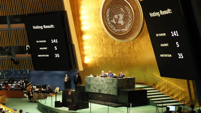 Հայաստանը ձեռնապահ քվեարկեց ՌԴ-ի ագրեսիան դատապարտող ՄԱԿ-ի բանաձևի քվեարկությանը